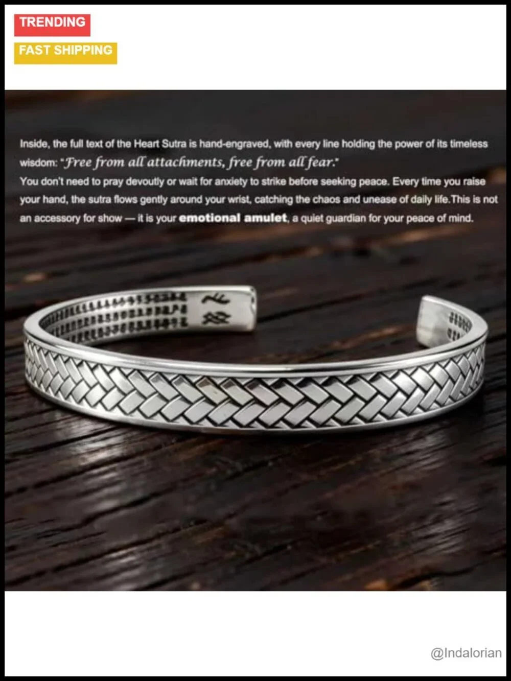 Sterling Silver Open Bangle Cuff Bracelet Gift for Men